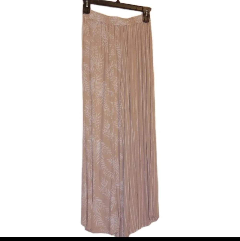 Nwt Ocean Drive Crinkled High Waisted Wide Leg Pants M/L - Picture 3 of 7